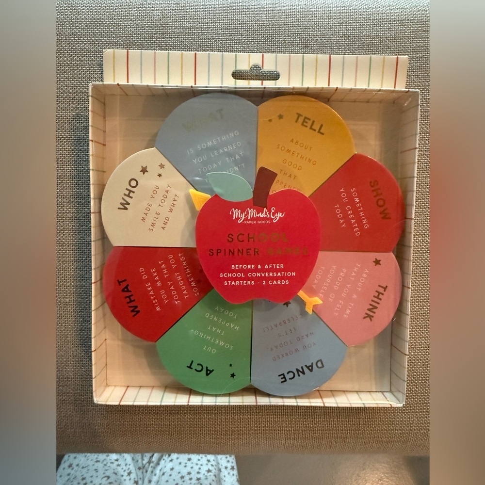 School Spinner Cards